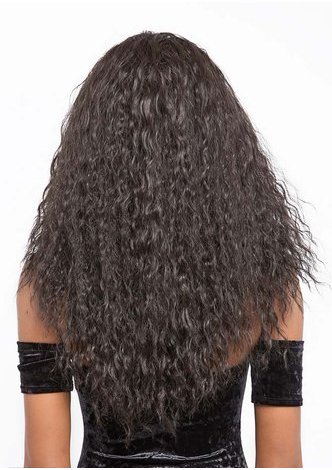 Синтетические волосы  длинный парик  сделанные на фабрике Волнистый парик  термостойкие Волокна волосы парик для женщин Mid-Length 17 дюймов 1851A