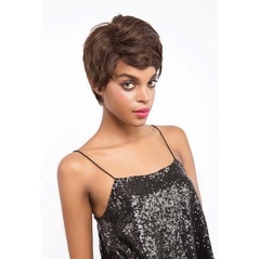 Remy Human Hair Wig Machine Made Straight Short 4 Inch Wig 9081