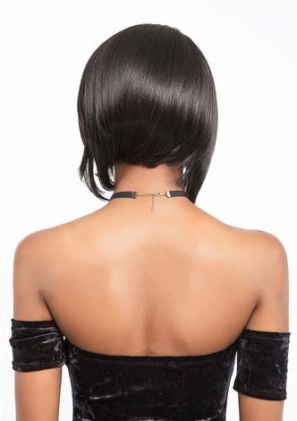AIMEE | Heat Resistant Synthetic Hair 9.5 Inch Straight Mid-Lenght Wig