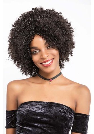 ALICE | Heat Resistant Synthetic Hair 11 Inch <em>Curly</em> Mid-Lenght Wig