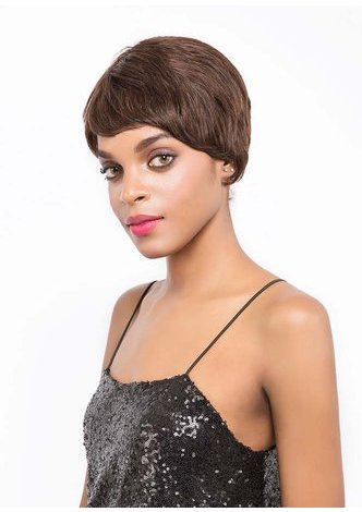 ANNA | Remy Human Hair  2.75 Inch Straight Short Bob Wig