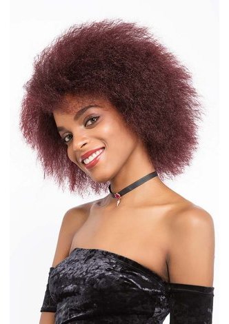 COCO | Synthetic Fiber Hair 6.5 Inch Curly Mid-Lenght Wig