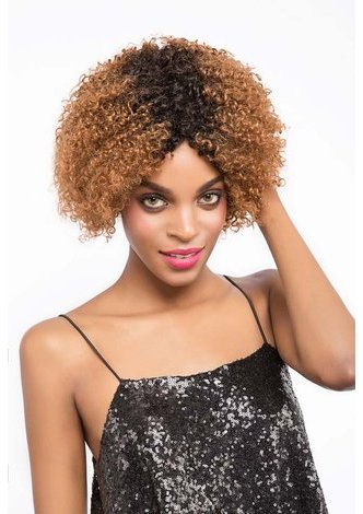 JERRY | Remy Human Hair 8 Inch Curly Short Wig JERRY