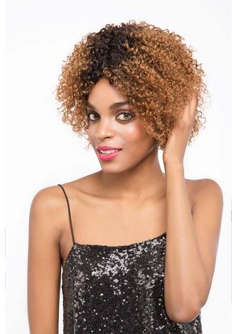 JERRY | Remy Human Hair 8 Inch Curly Short Wig JERRY