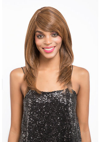 LIBBY |Heat Resistant Synthetic Hair 12 Inch Straight Long Wig