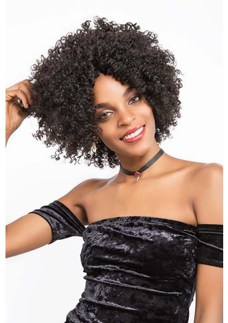 NACY | Synthetic Fiber Hair 13 Inch Curly Mid-lenght Wig