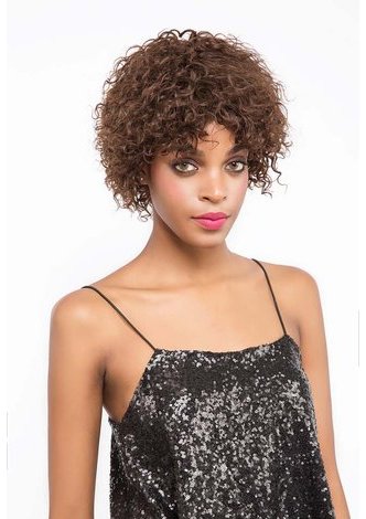 ORA | Remy Human Hair  6.75 Inch Wavy Short Wig