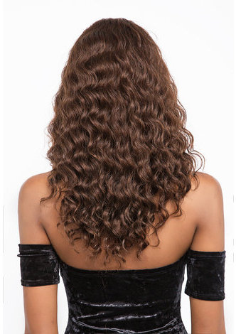 Remy cheveux humains dentelle frotnal perruque de cheveux humains ondulés mi-longueur perruque 16 pouces SBODY