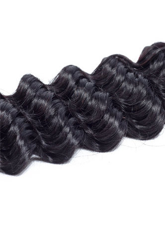 7A сортность Малайзийские девственные натуральные волосы Глубокая вьющиеся ткачество 100г 1шт 8~30 дюймов 