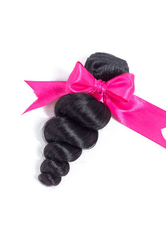 7A Grade Indian Virgin Human Hair <em>Loose</em> Wave Weaving 100g 1pc 8~30 Inch