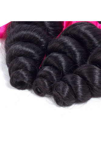 7A Grade Indian Virgin Human Hair Loose Wave Weaving 300g 3pcs 8~30 Inch 