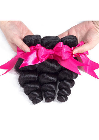 7A Grade Malaysian Virgin Human Hair Loose Wave Weaving 300g 3pcs 8~30 Inch