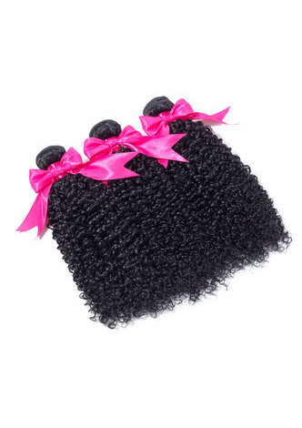 7A Grade Peruvian Virgin Human Hair Kinky Curly Weaving 300g 3pcs 8~30 Inch 