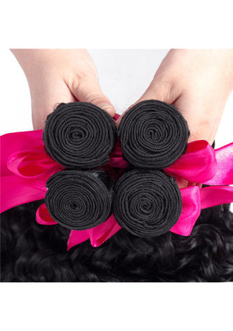 8A сортность Бразильские Remy натуральные волосы Волна Воды, ткачество 100г 1шт 8~30 дюймов 