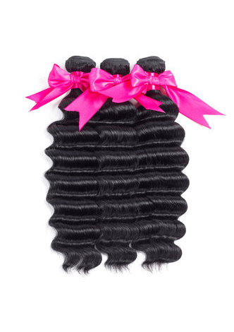 8A сортность Бразильские Remy натуральные волосы Свободная Глубокая ткачество 100г 1шт 8~30 дюймов 