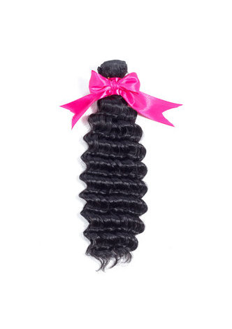 8A Grade Brazilian <em>Virgin</em> Remy Human <em>Hair</em> Deep Curly Weaving 100g 1pc 8~30 Inch