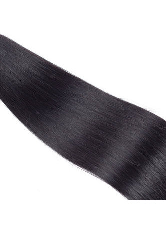 HairYouGo 7A Grade Indian Virgin Human Hair Straight 360 Closure with 3 Straight hair bundles