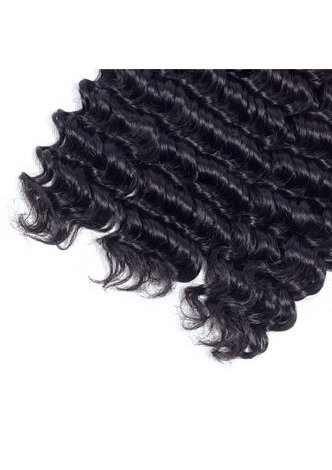 Tissage bouclé profond de cheveux humains de Remy de 8A brésilien 300g 3pc 8 ~ 30 pouces