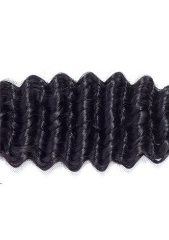 Tissage bouclé profond de cheveux humains vierges malaisiens de la catégorie 7A 300g 3pcs 8 ~ 30 pouces