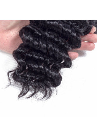 7A сортность Малайзийские девственные натуральные волосы Глубокая Волна ткачество 100г 1шт 8~30 дюймов 