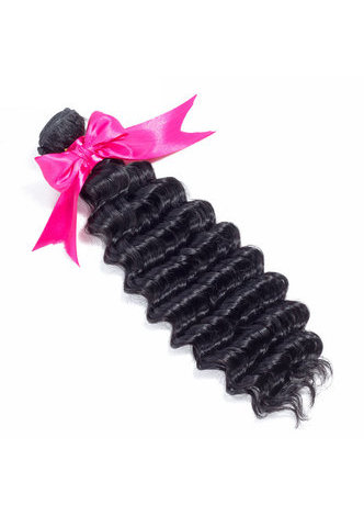 7A Grade Peruvian Virgin Human Hair <em>Deep</em> Wave Weaving 100g 1pc 8~30 Inch