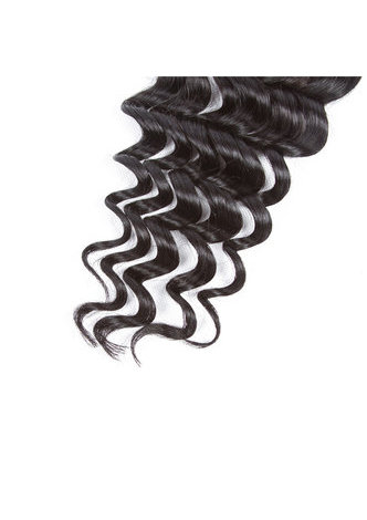HairYouGo 7A сортность Перуанские девственные натуральные волосы Глубокая Волна  4*4 закрытие