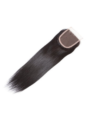 HairYouGo 7A Grade Indian Virgin Human Hair Straight 4*4 Closure