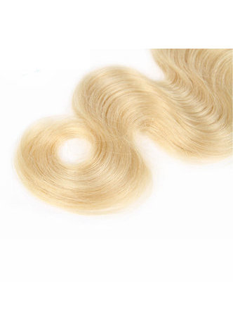 HairYouGo 7A Grade Indien Vergin Cheveux Humains Pré-Colore 613 Blonde Weave Trame Corps Vague 10 ~ 22 Pouces 100g / pc