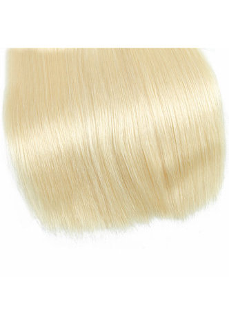 HairYouGo 7A Grade Malaysian Virgin Human Hair Pre-Colored 613 Blonde Weave Weft Straight 10~22 Inch 100g/pc