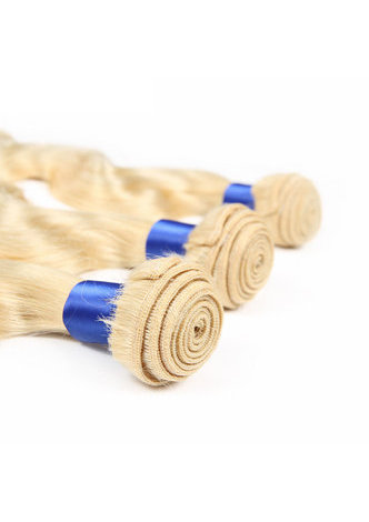 HairYouGo 7A Grade Péruvienne Vergin Cheveux Humains Pré-Colore 613 Blond Weave Trame Corps Vague 10 ~ 22 Pouces 100g / pc