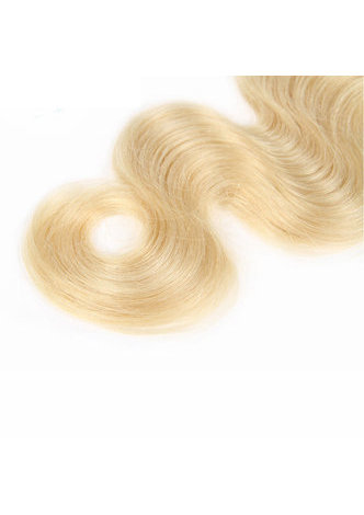 HairYouGo 7A Grade Péruvienne Vergin Cheveux Humains Pré-Colore 613 Blond Weave Trame Corps Vague 10 ~ 22 Pouces 100g / pc