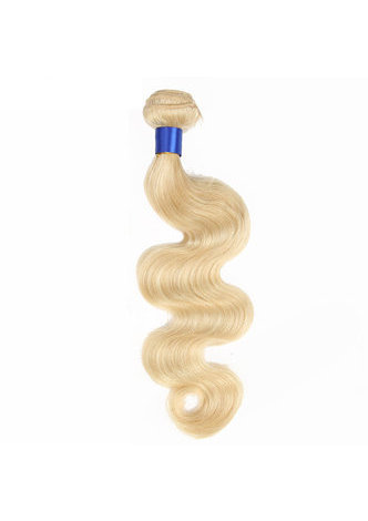 HairYouGo 7A Grade Peruvian Virgin Human Hair Pre-Colored 613 Blonde Weave Weft Body Wave 10~22 Inch 100g/pc