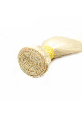 HairYouGo 8A Grade Brazilian Virgin Remy Human Hair Pre-Colored 613 Blonde Weave Weft Straight 10~22 Inch 100g/pc 