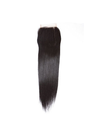 HairYouGo 8A Grade Brazilian Virgin Remy Human Hair Straight 4*4 Closure with 3 Straight hair bundles