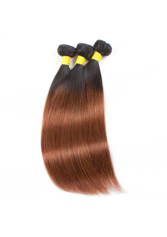 HairYouGo Cheveux Ombre Pré-Coloré Malaisien Non-Remy Cheveux Raides bundles Wave T1 / 30 Cheveux Weave Extension de Cheveux Humains 12-24 Pouces