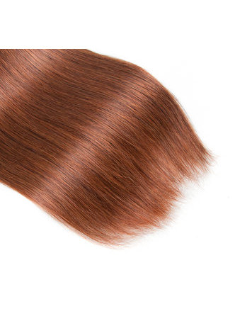 HairYouGo Hair Pre-Colored Ombre Brazilian Straight hair bundles Wave T1B/30 Hair Weave Human Hair Extension 12-24 Inch