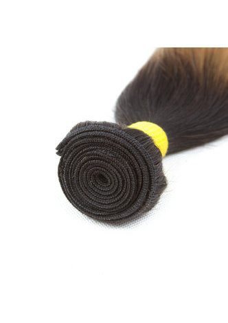 HairYouGo Hair Pre-Colored Ombre Indian Straight hair bundles Wave T1B/30 Hair Weave Human Hair Extension 12-24 Inch