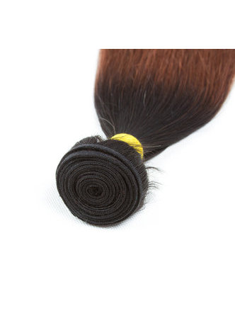 HairYouGo Hair Pre-Colored Ombre Peruvian Non-Remy Straight hair bundles Wave T1B/30 Hair Weave Human Hair Extension 12-24 Inch