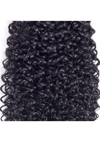 Tissage bouclé crépus de cheveux de Vierge de la catégorie 7A péruvienne 300g 3pcs 8 ~ 30 pouces
