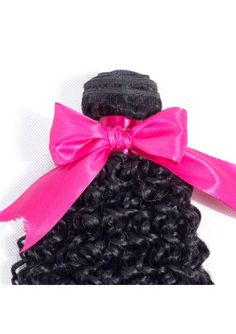 Tissage bouclé crépus de cheveux humains de Vierge de la catégorie 7A 100g 1pc 8 ~ 30 pouces
