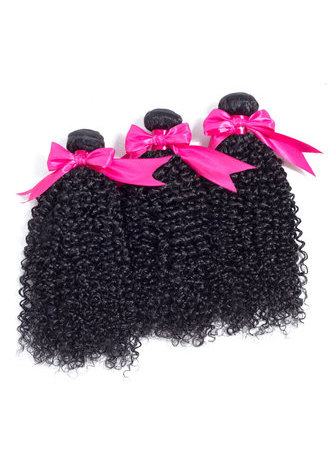 Tissage bouclé crépus de cheveux humains de Vierge de la catégorie 7A 100g 1pc 8 ~ 30 pouces