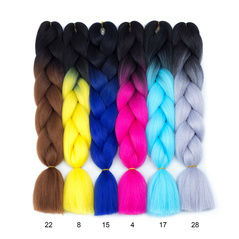 HairYouGo   Synthetic Braiding Hair Extensions 24 inch 100g/piece Pure Colorful to Pick Jumbo Braids Hair in Bundles Deal 