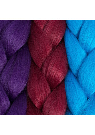 HairYouGo 24inch Jumbo Braiding Synthetic Hair Extensions 1 Tone 100g High Temperature Fiber Crochet Braiding Hair 29 Colors