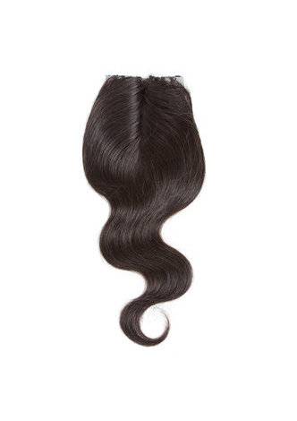 HairYouGo 7A сортность Перуанские девственные натуральные волосы Объемная Волна 6 свясок с закрытием #1B натуральный цвет 100г/шт