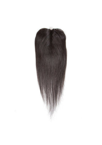 HairYouGo 7A сортность Перуанские девственные натуральные волосы прямые 6 свясок с закрытием #1B натуральный цвет 100г/шт