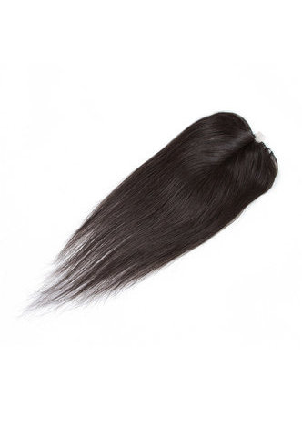 HairYouGo 7A Grade Indian Virgin Human Hair Straight 6 Bundles with Closure #1B Nature Color 100g/pc 