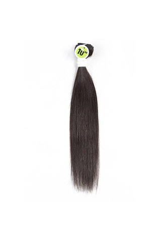 HairYouGo 7A Grade Malaysian Virgin Human Hair Straight  6 Bundles with Closure #1B Nature Color 100g/pc