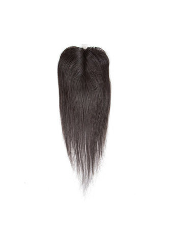 HairYouGo 7A Grade Malaysian Virgin Human Hair Straight  6 Bundles with Closure #1B Nature Color 100g/pc