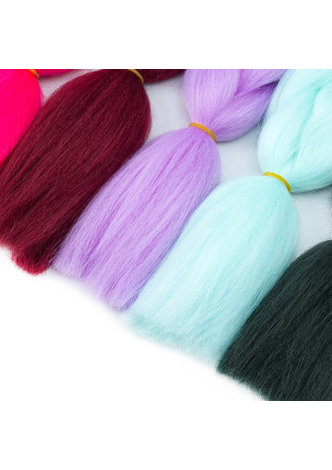 HairYouGo Synthetic Braiding Hair Extensions 1pc 100g Crotchet Jumbo Braids High Temperature Fiber 29 Pure Colors