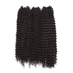 HairYouGo Bohemian Braid Hair Extension Curly Crochet Hair 18" 1PC Kanekalon Synthetic Braiding Hair 1B Pure Color